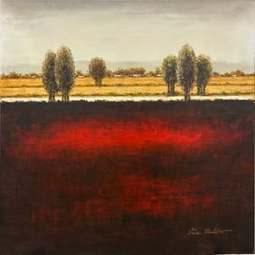 Van Matino 30 H x 30 W Original Landscape Painting