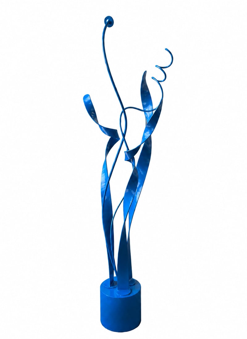 GEM 70” H x 24” W Original Steel Sculpture (1 of 7)
