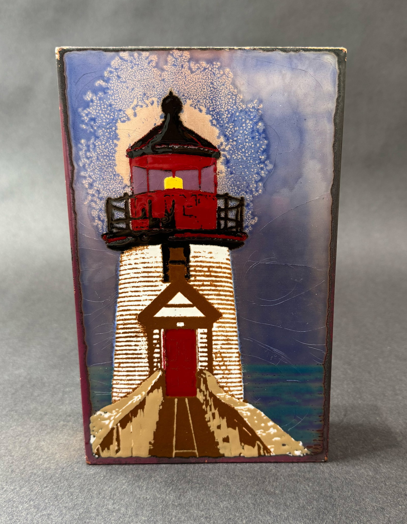 Houston Llew 8.5" H x 5.25" W Retired Spiritile 213: Beacon (1 of 6)
