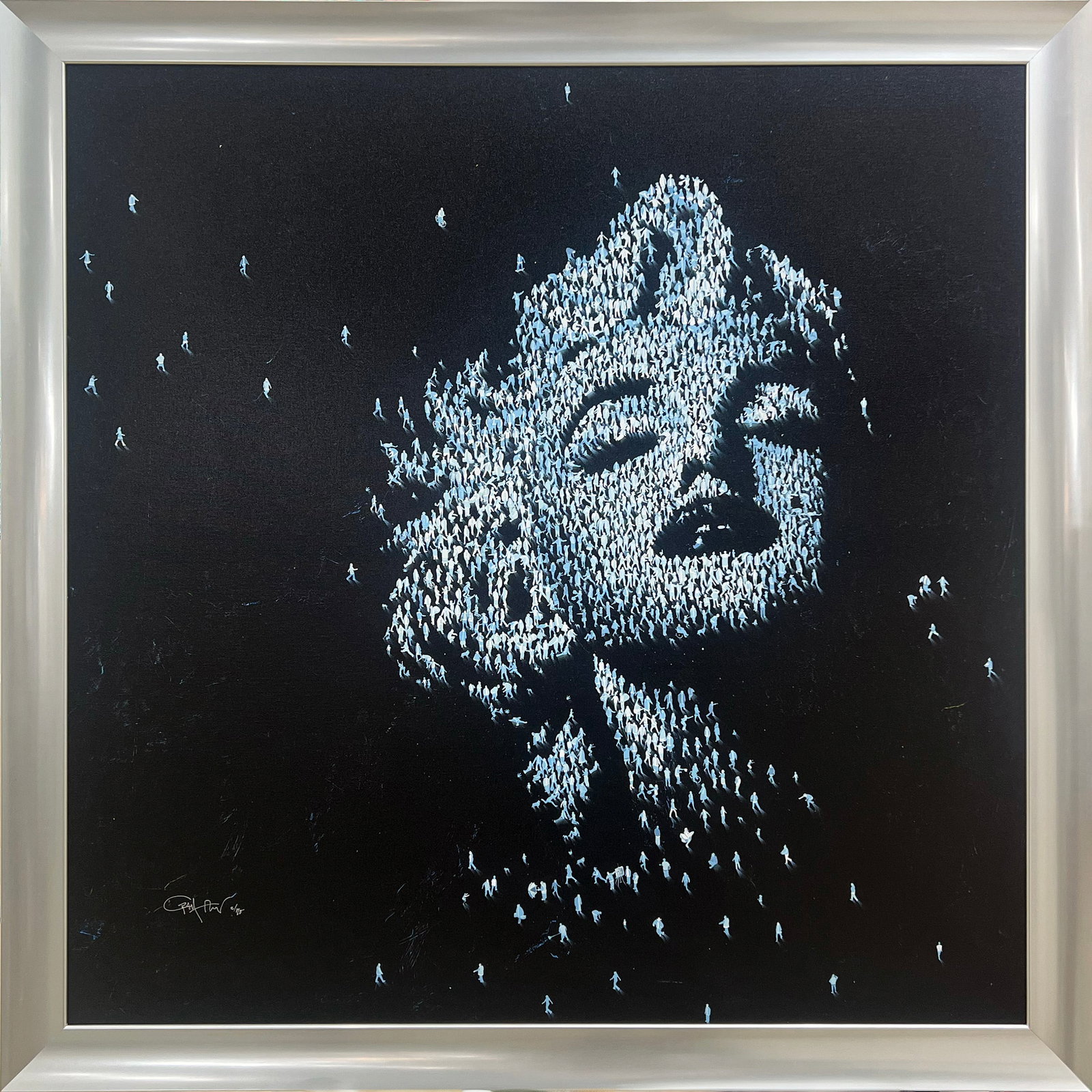 Craig Alan 44.5" H x 44.5" W Framed Signed & Numbered Marilyn Monroe Limited Edition 2/75 (1 of 8)