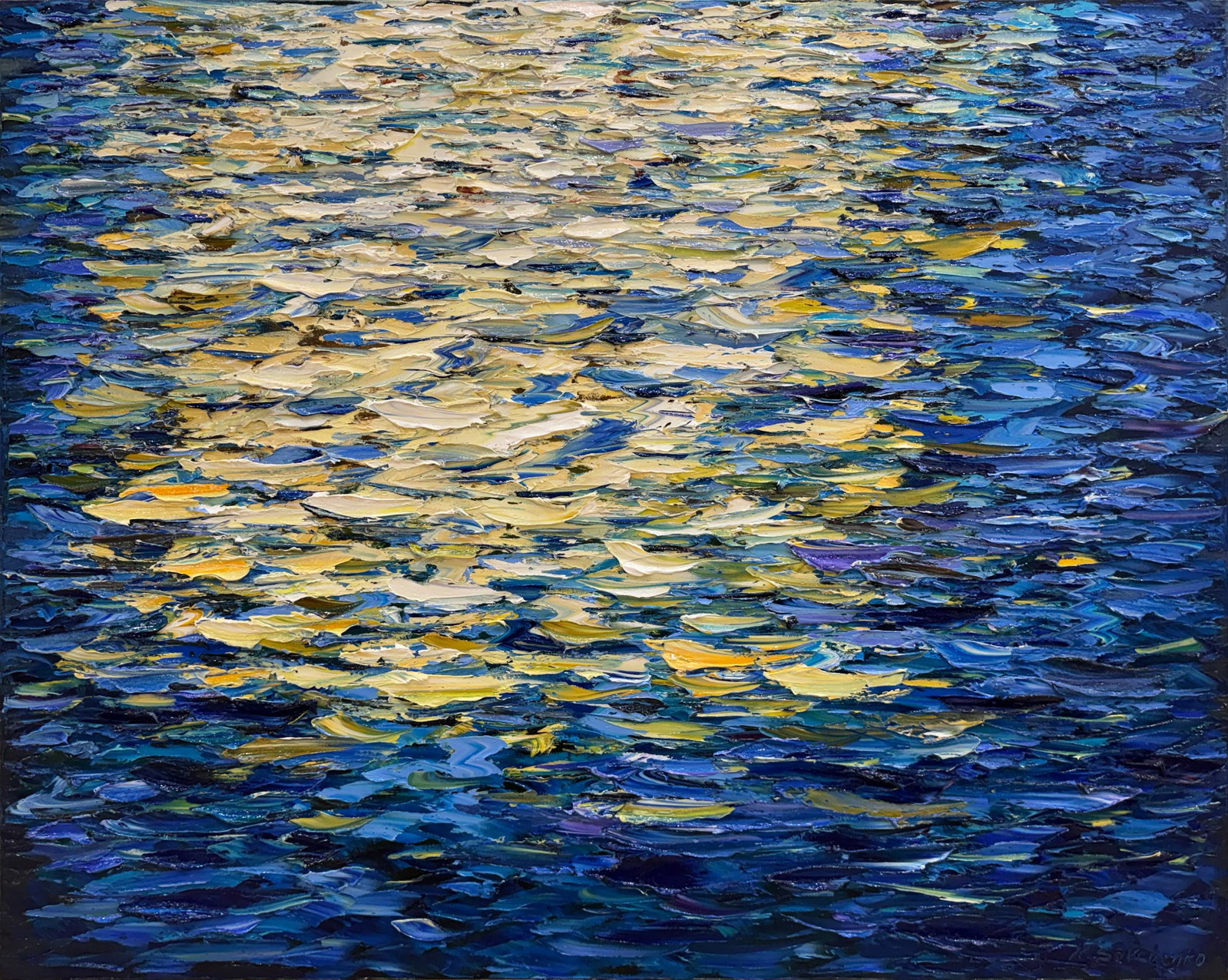Konstantin Savchenko 36" H x 48" W Original Waterscape Painting (1 of 13)