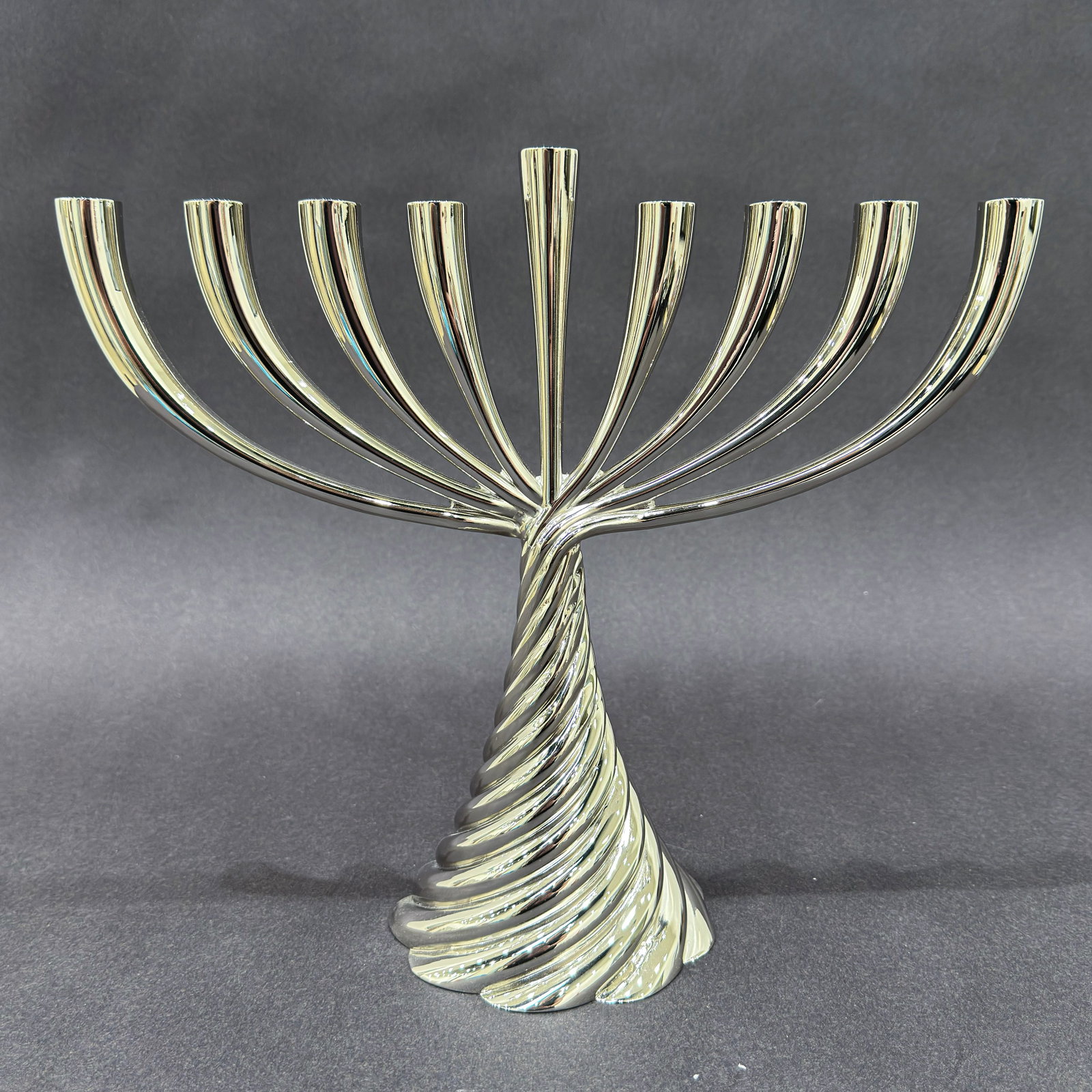Michael Aram 10.5” H x 12” W Twist Menorah (1 of 7)