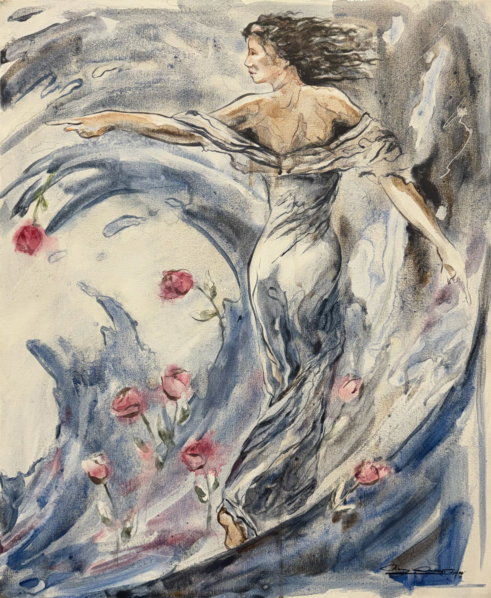 Jeremy Jarvis 24" H x 20" W Original Figurative Painting (1 of 10)
