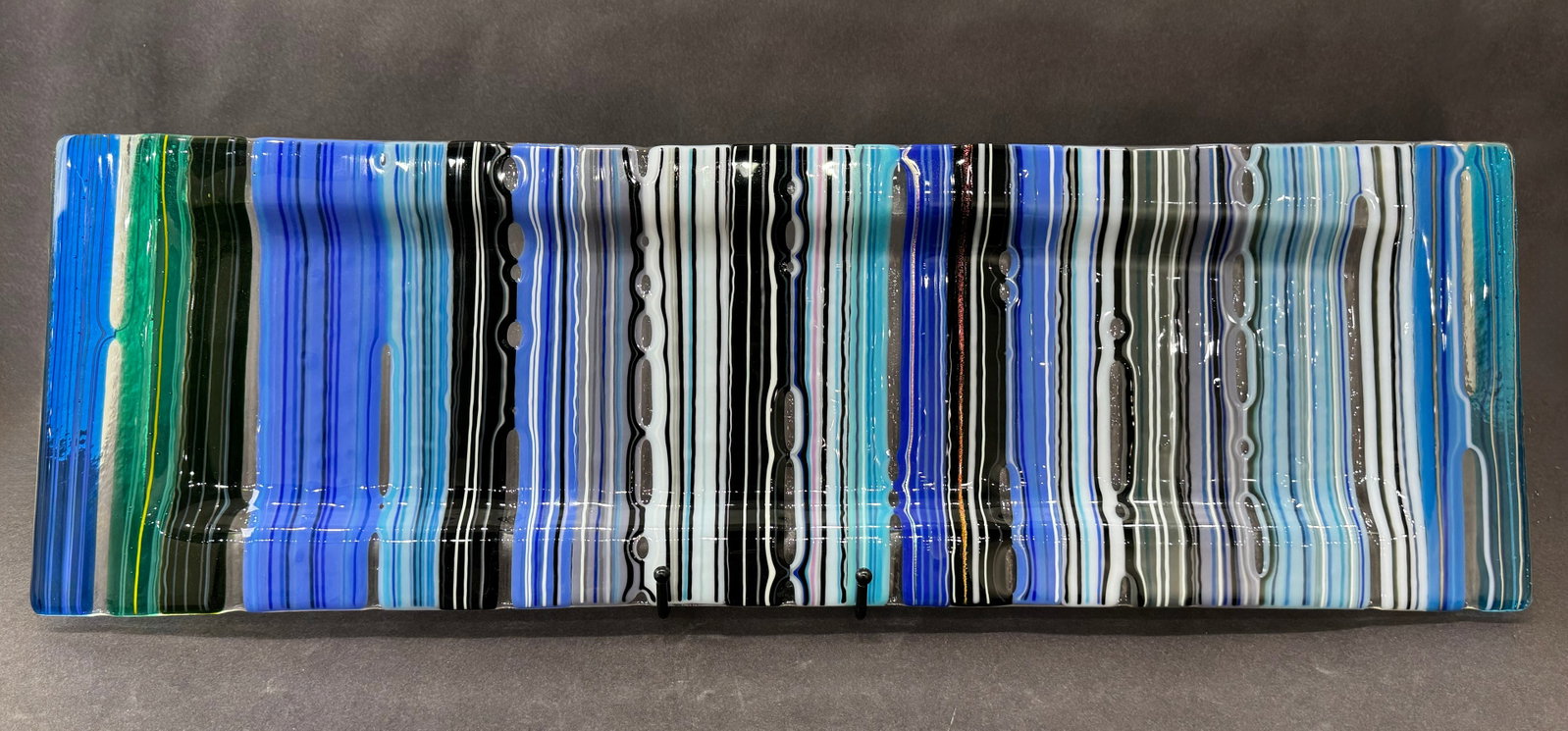 Renato Foti 9” H x 24” W Original Glass Platter Version 2 (1 of 8)