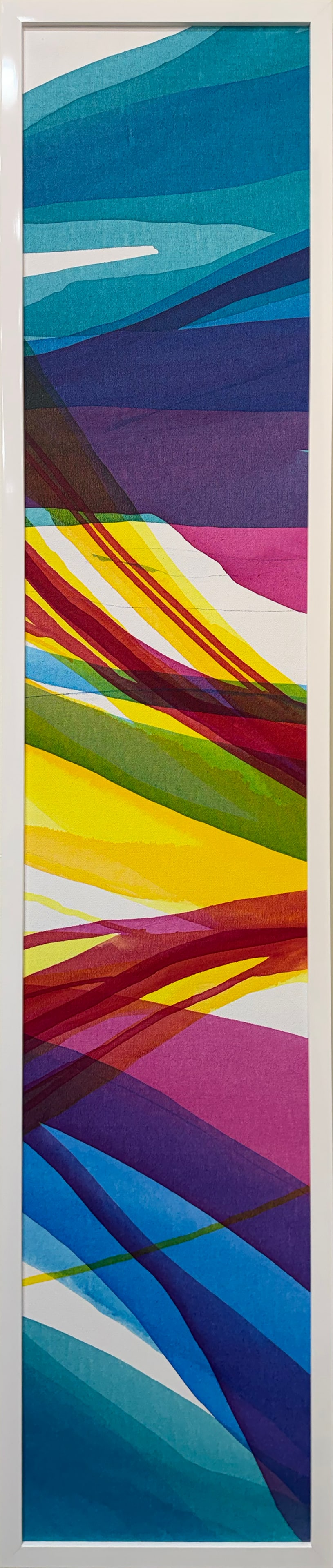 Antonio Molinari 61.25" H x 13" W Original Abstract Painting 2 of 3 (1 of 7)