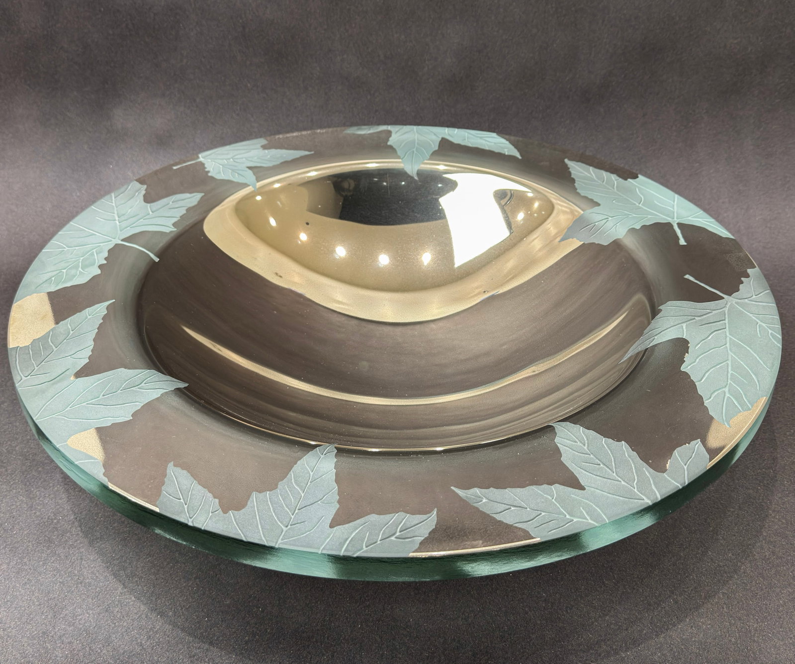 Stephan Schlanser 4" H x 22" W X 22" D Autumn Bowl (1 of 6)