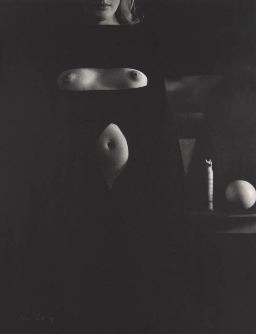 Karin Székessy (eigentl. Karin Wunderlich), Weibli: Fotolithographie auf leichtem Karton. 84 x 63 cm (Blattgröße). Links unten sign.: Karin Székessy.