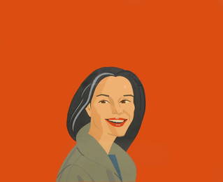 49: Alex Katz, 'Big Red Smile', 1995