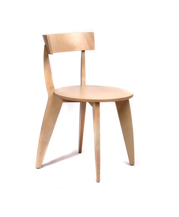 James Irvine, 'Carugo-Chair', 1993: Beech and moulded beech laminate, made by Cappellini, Arosio. H. 73,4 cm; B. 44 cm.