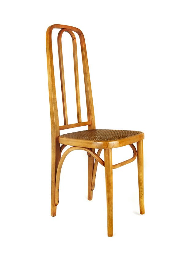 Antonio Volpe, Udine, Chair, around 1900: For this Lot there is only a german description. Information in english can be requested via info@von-zezschwitz.de: Vorderbeine in schmaler, leicht nach vorne gewinkelter Keulenform, leicht nach hint