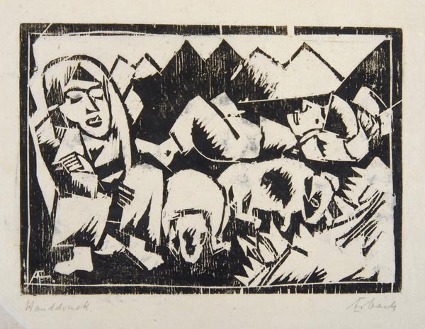 Alois Erbach, Rast (Der Schafhirt), um 1920