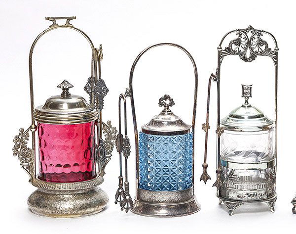 Three Victorian Pickle Castors (1 of 1)