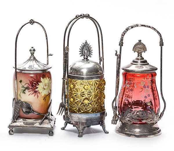 Three Victorian Pickle Castors (1 of 1)