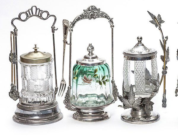 Three Victorian Pickle Castors (1 of 1)