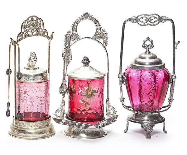 Three Victorian Pickle Castors (1 of 1)