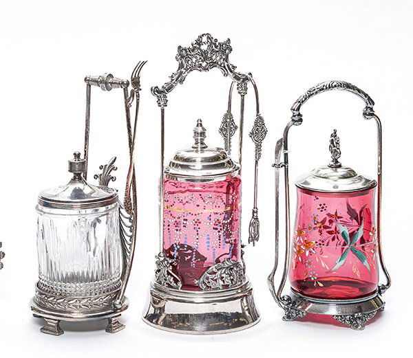 Three Victorian Pickle Castors (1 of 1)