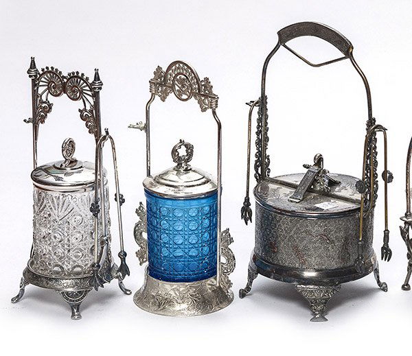 Three Victorian Pickle Castors (1 of 2)