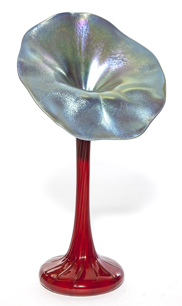 Lundberg Studios jack in the pulpit vase, ribbed form (1 of 1)
