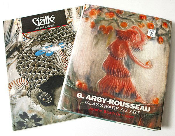 Two reference books on French glass including  Emile (1 of 1)