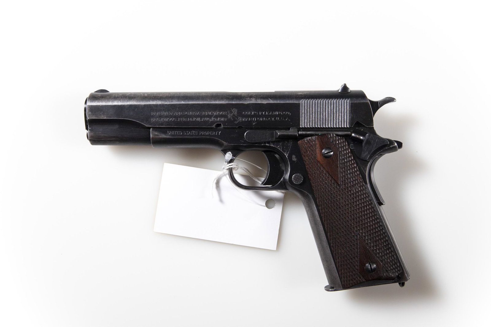 1918 mfg. COLT 1911 "BLACK ARMY" PISTOL. 1918 MFG .45: Serial Number 354886. BLACK ARMY FINISH. NO RESERVE. Vandenbrook Galleries is holding a mostly (all but 6 guns) NO RESERVE auction featuring collectible and important guns and firearms that you do not