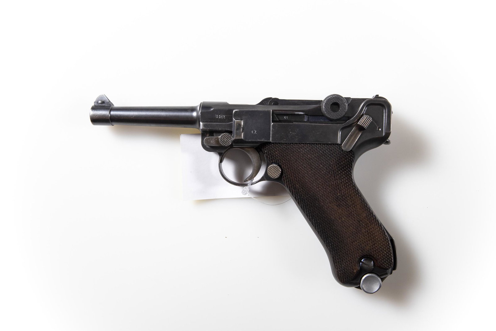 MAUSER S/42 G LUGER 1935 DATE, 9MM: Serial Number 8312. NO RESERVE.Vandenbrook Galleries is holding a mostly (all but 6 guns) NO RESERVE auction featuring collectible and important guns and firearms that you do not want to miss! We are 