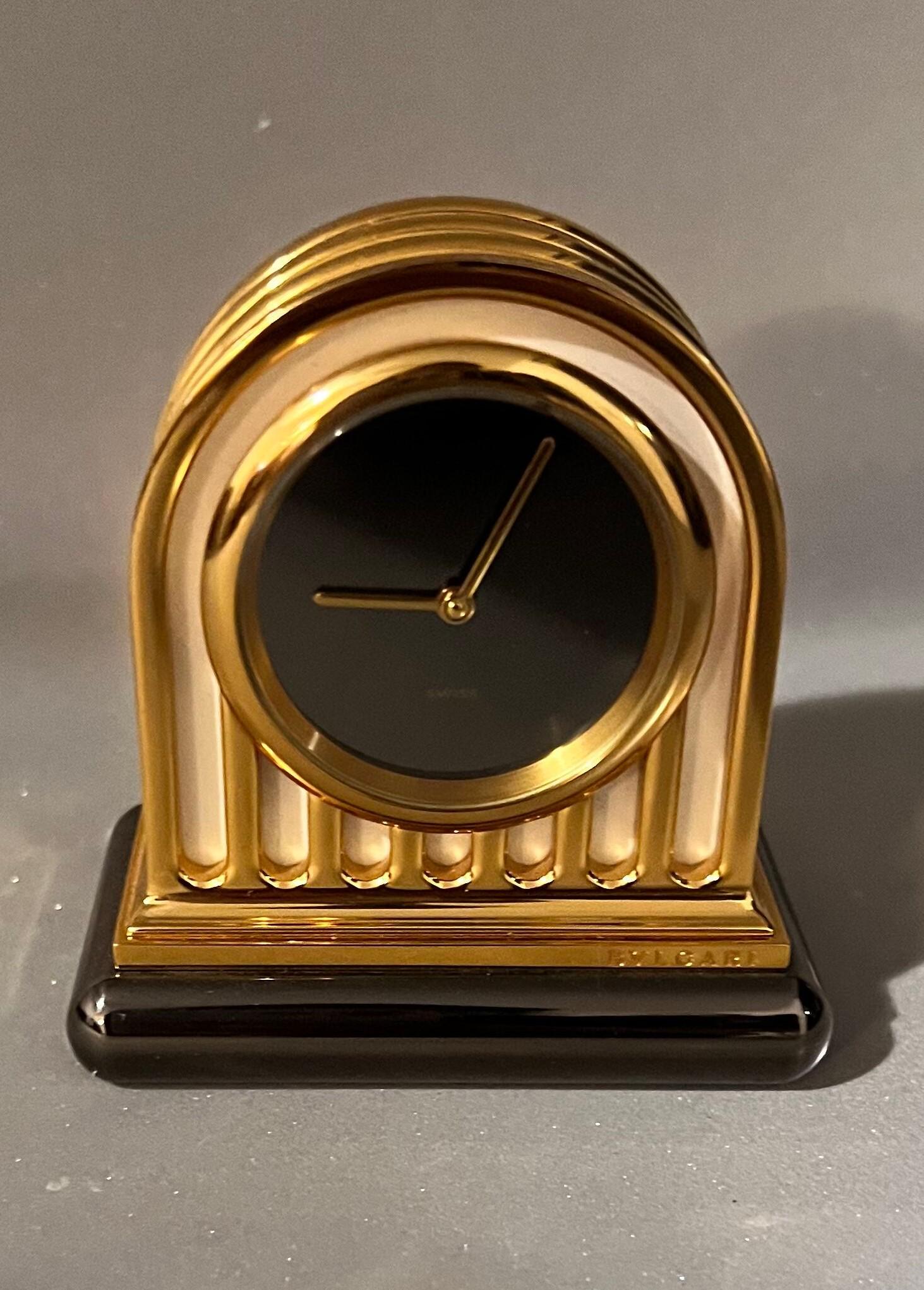 Bulgari clock (0195) on Dec 10, 2022 Vandenbrook Galleries, LLC in FL