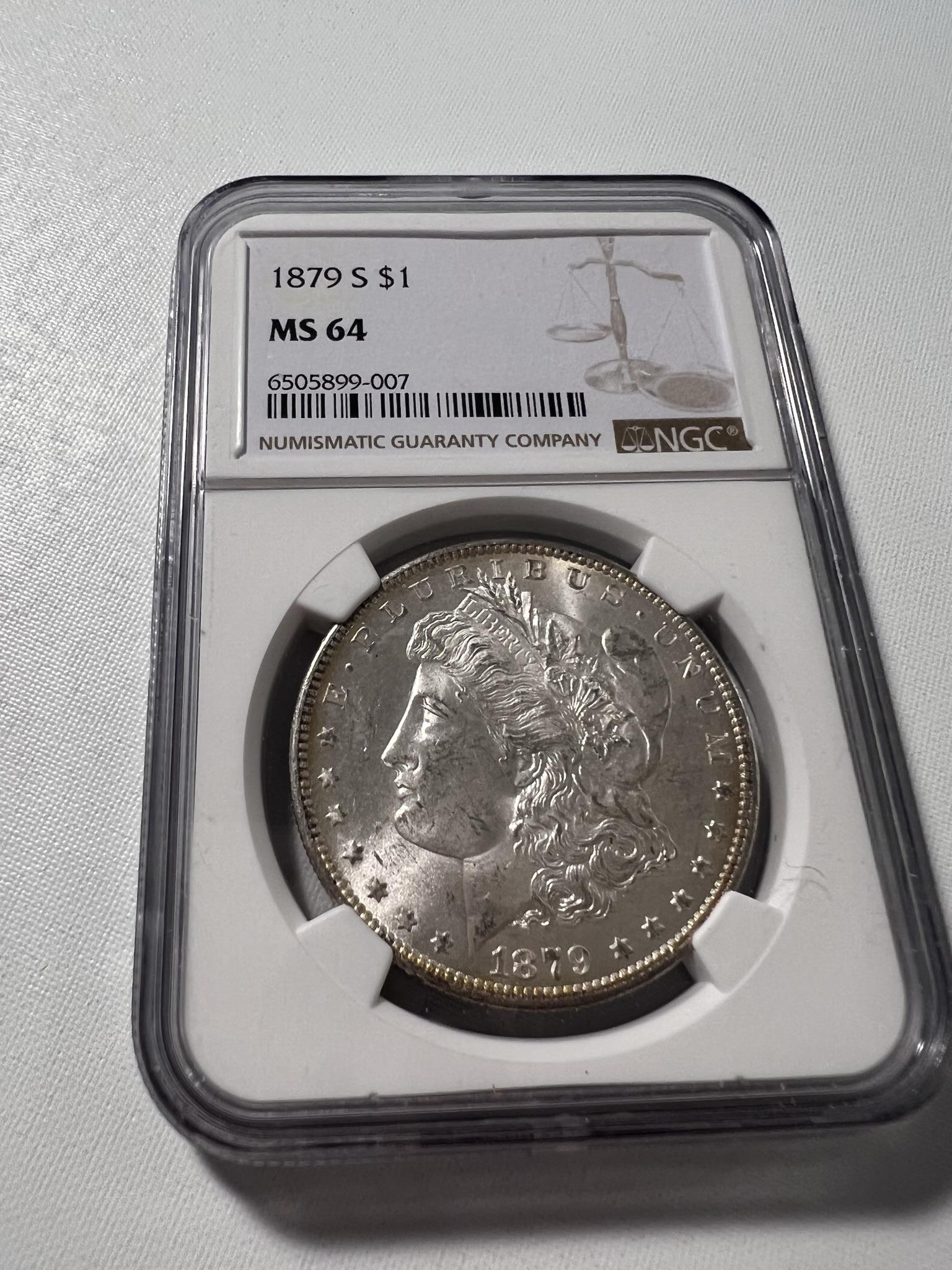 1879 S Morgan Silver Dollar (1 of 3)