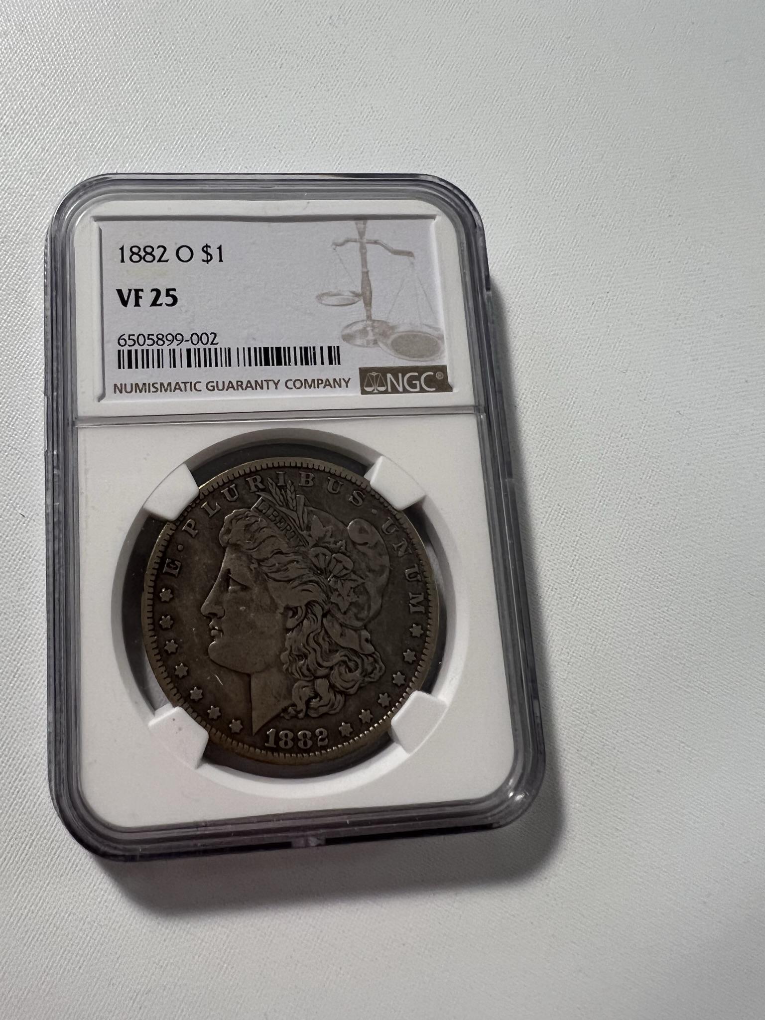 1882 O Morgan Silver Dollar (1 of 2)