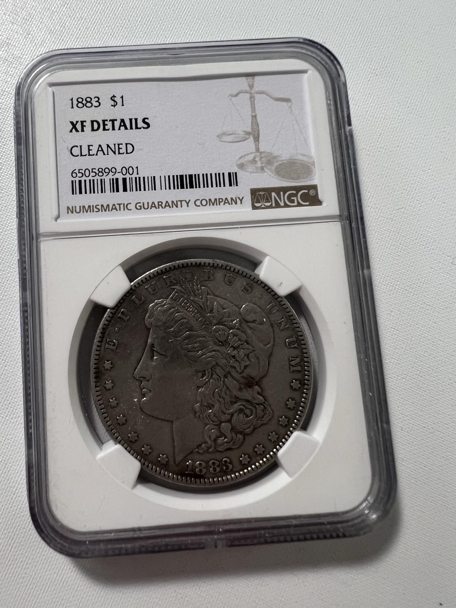 1883 Morgan Silver Dollar (1 of 2)