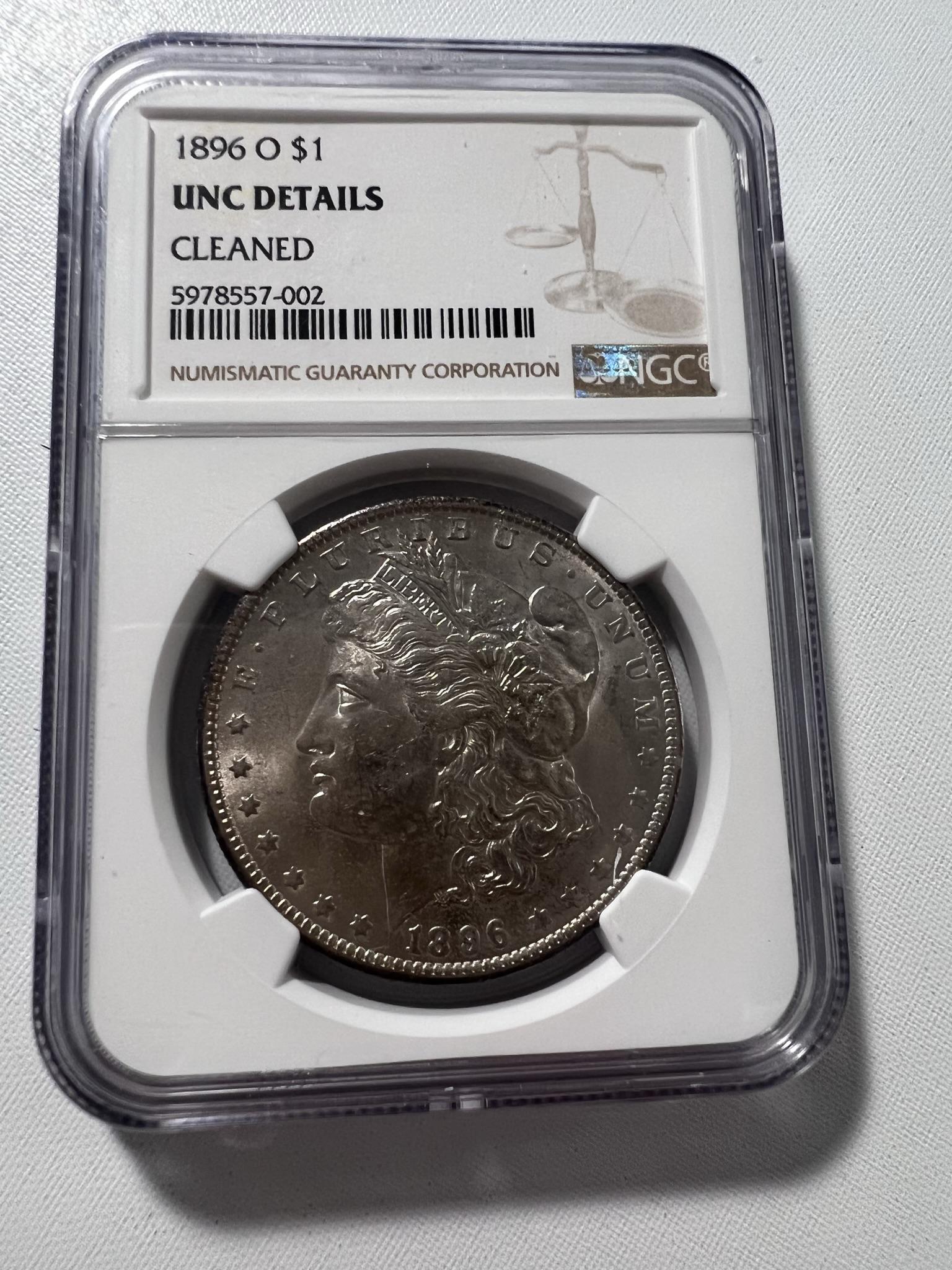 1896 Morgan Silver Dollar (1 of 2)