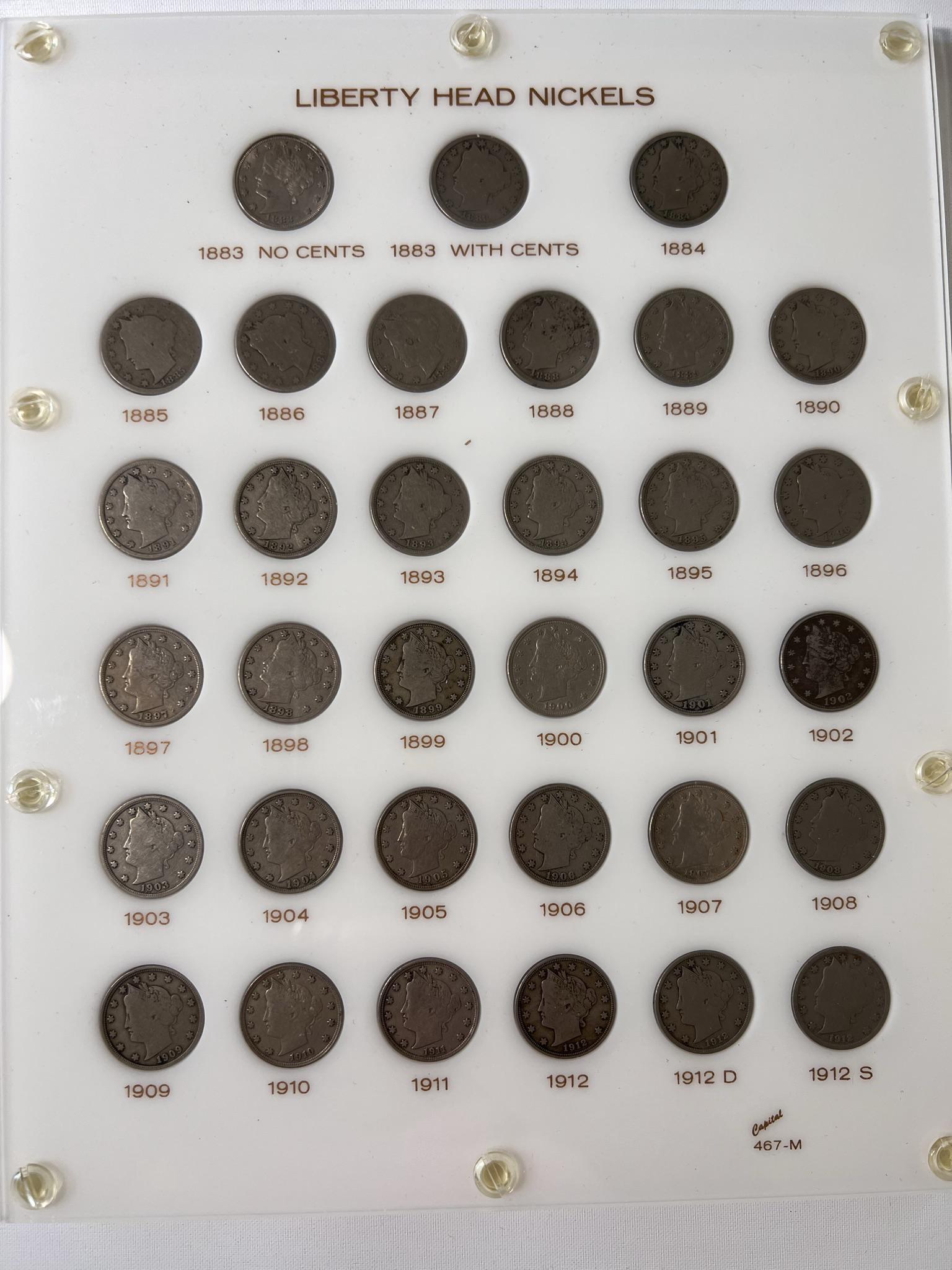 Collection of Liberty Head Silver Nickels (1 of 3)