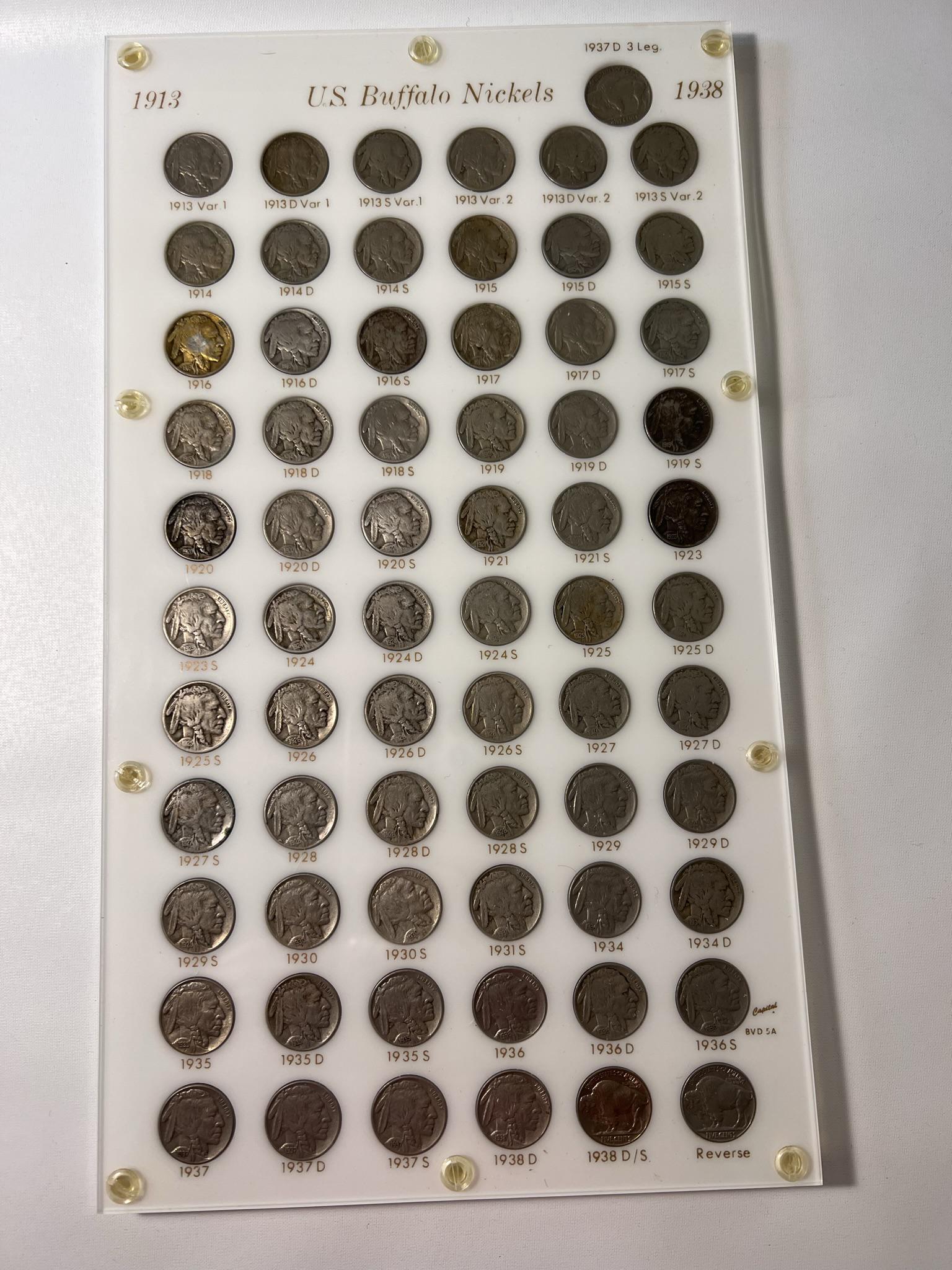 Collection of Buffalo Nickels (1 of 9)