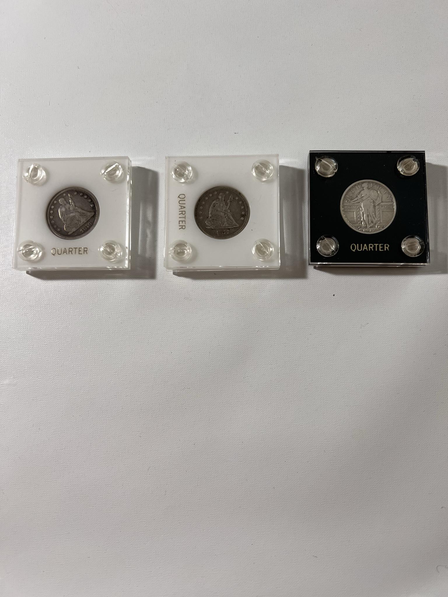 Lot of 3 Silver Quarters (1 of 8)