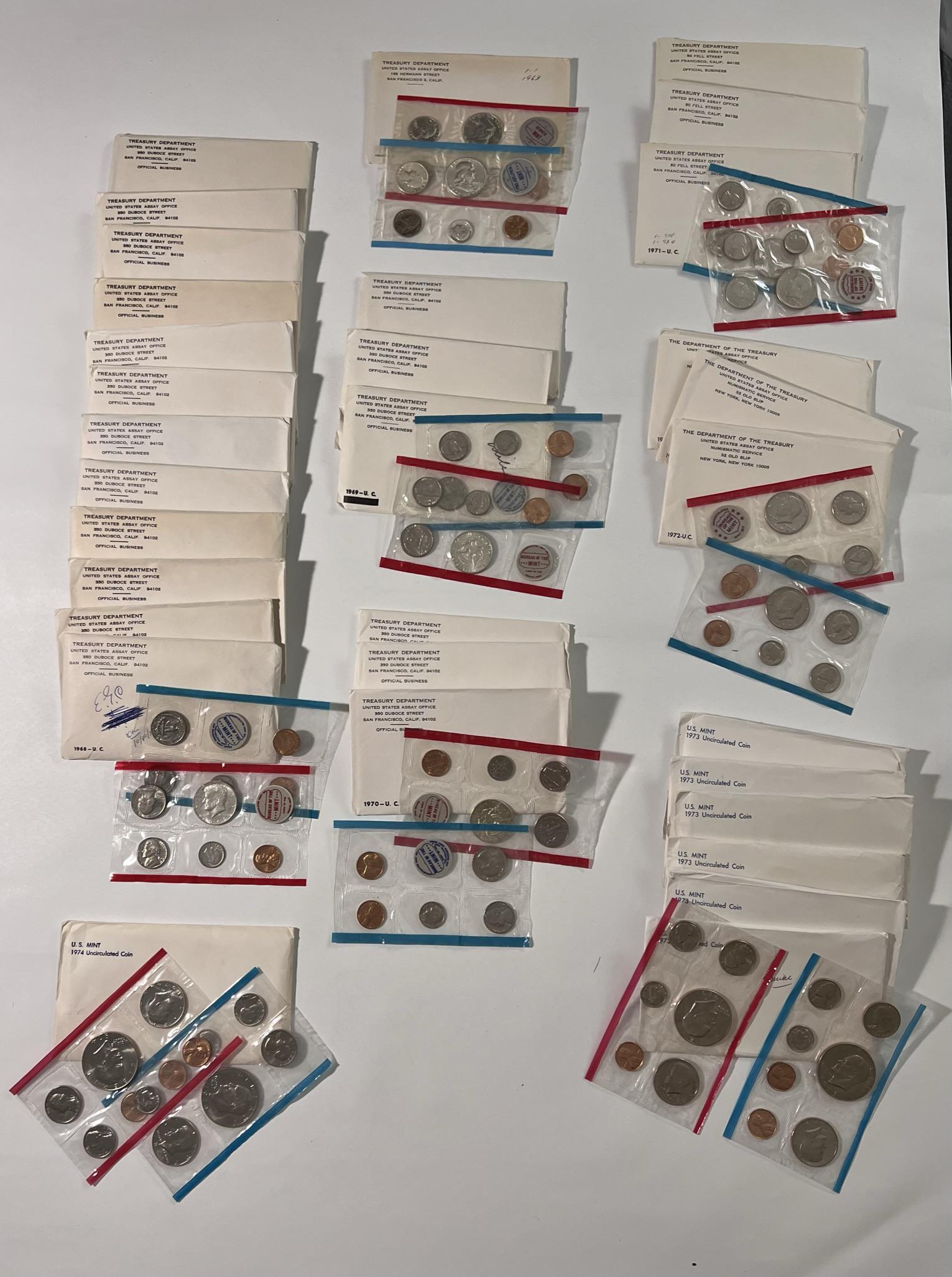 Lot of 32 Proof Sets from U.S. Assay Office (1 of 9)