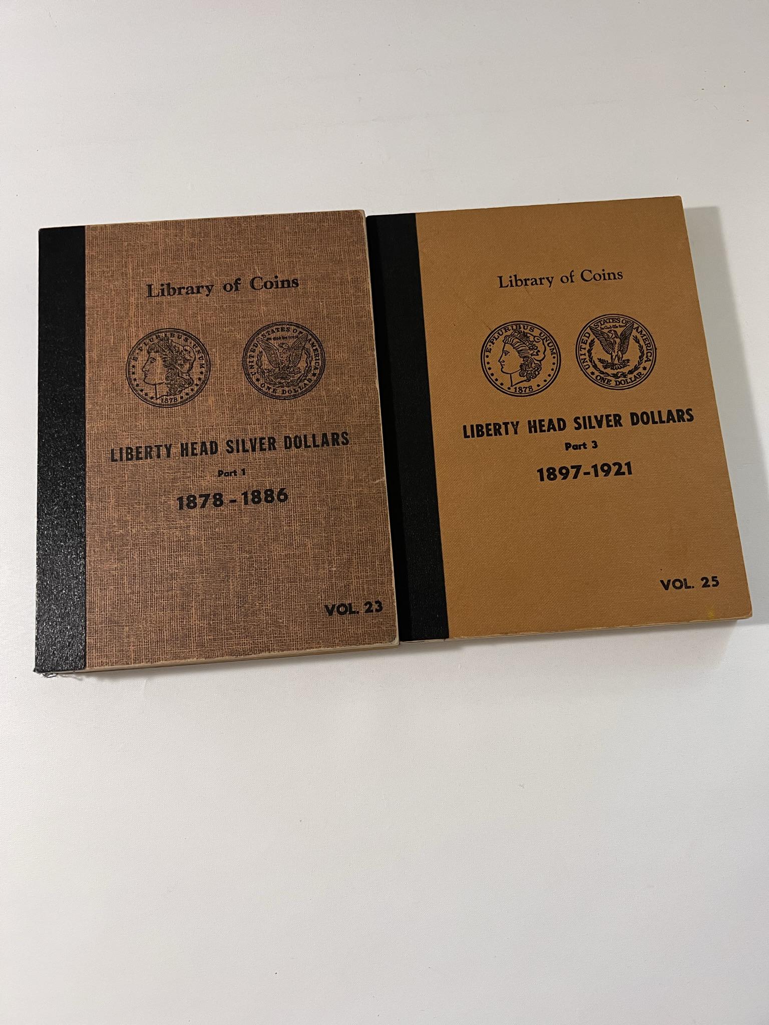 Lot of 2 Albums of Morgan Dollars (1 of 6)