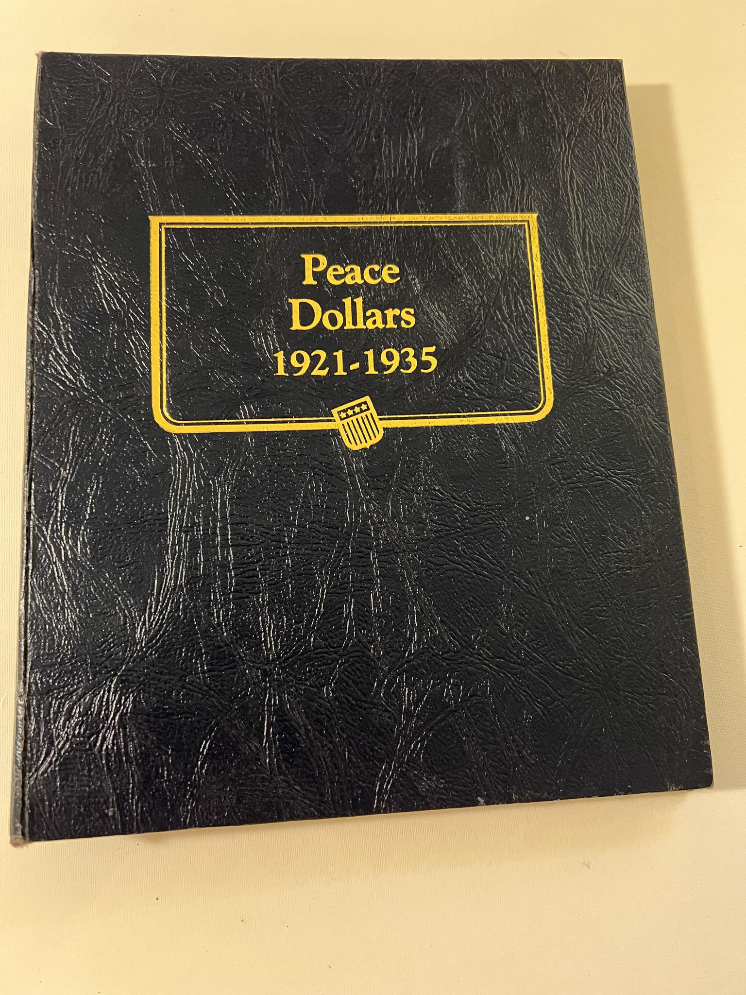 Whitman Classic Coin Album with Peace Dollars (1 of 5)