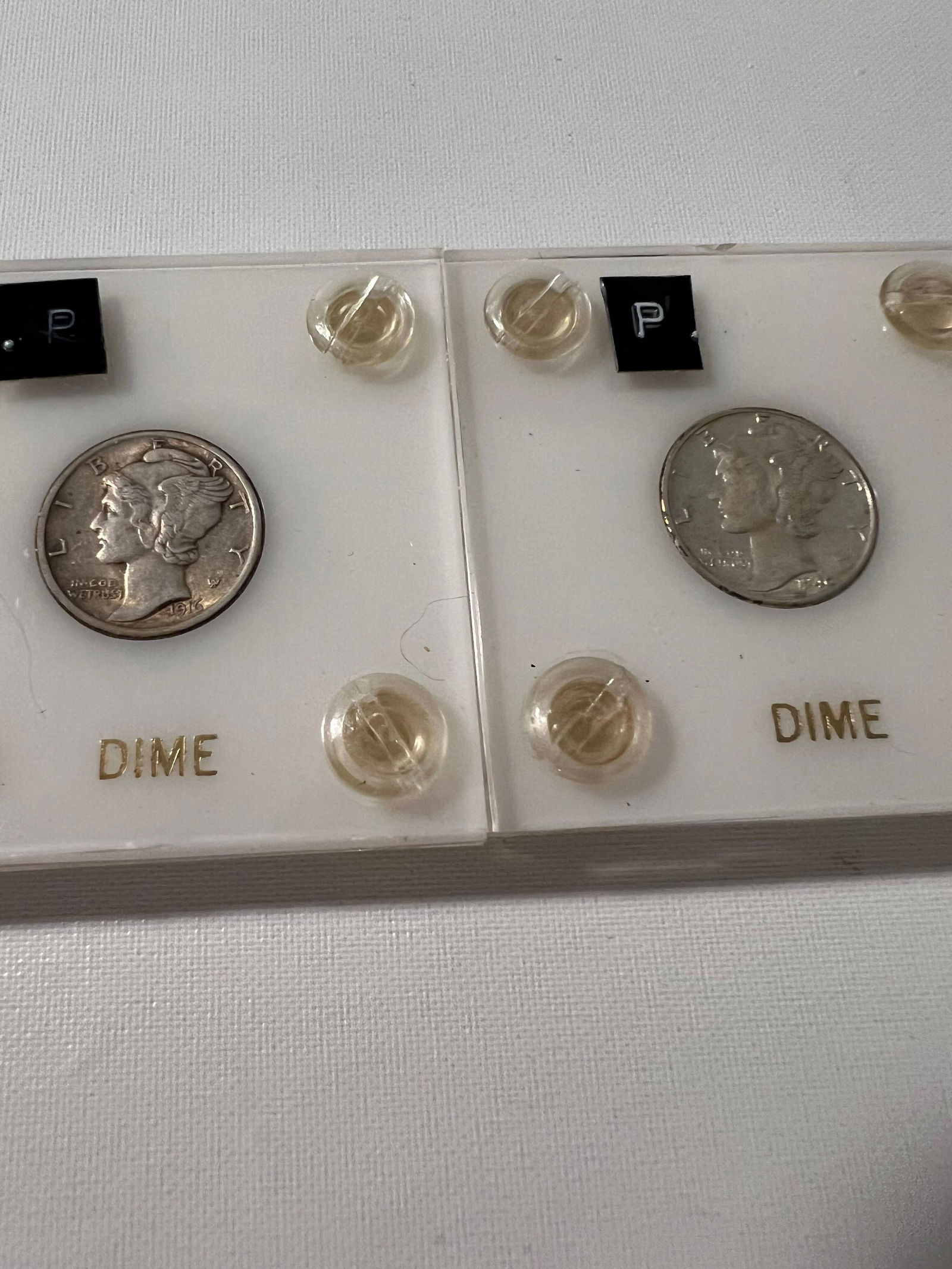 Lot of 2 Mercurty Dimes (1 of 2)