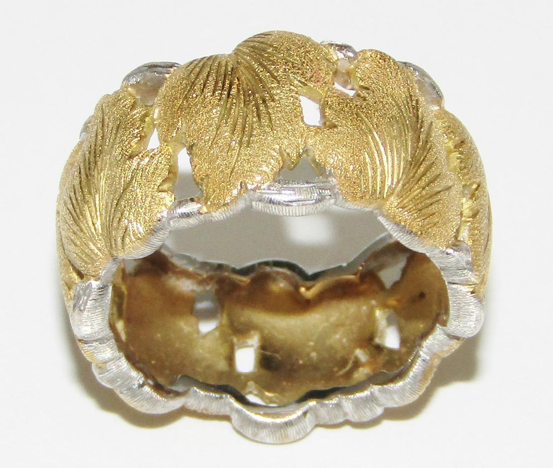 Buccellati 18Kt Yellow and White Gold Ring (1 of 2)