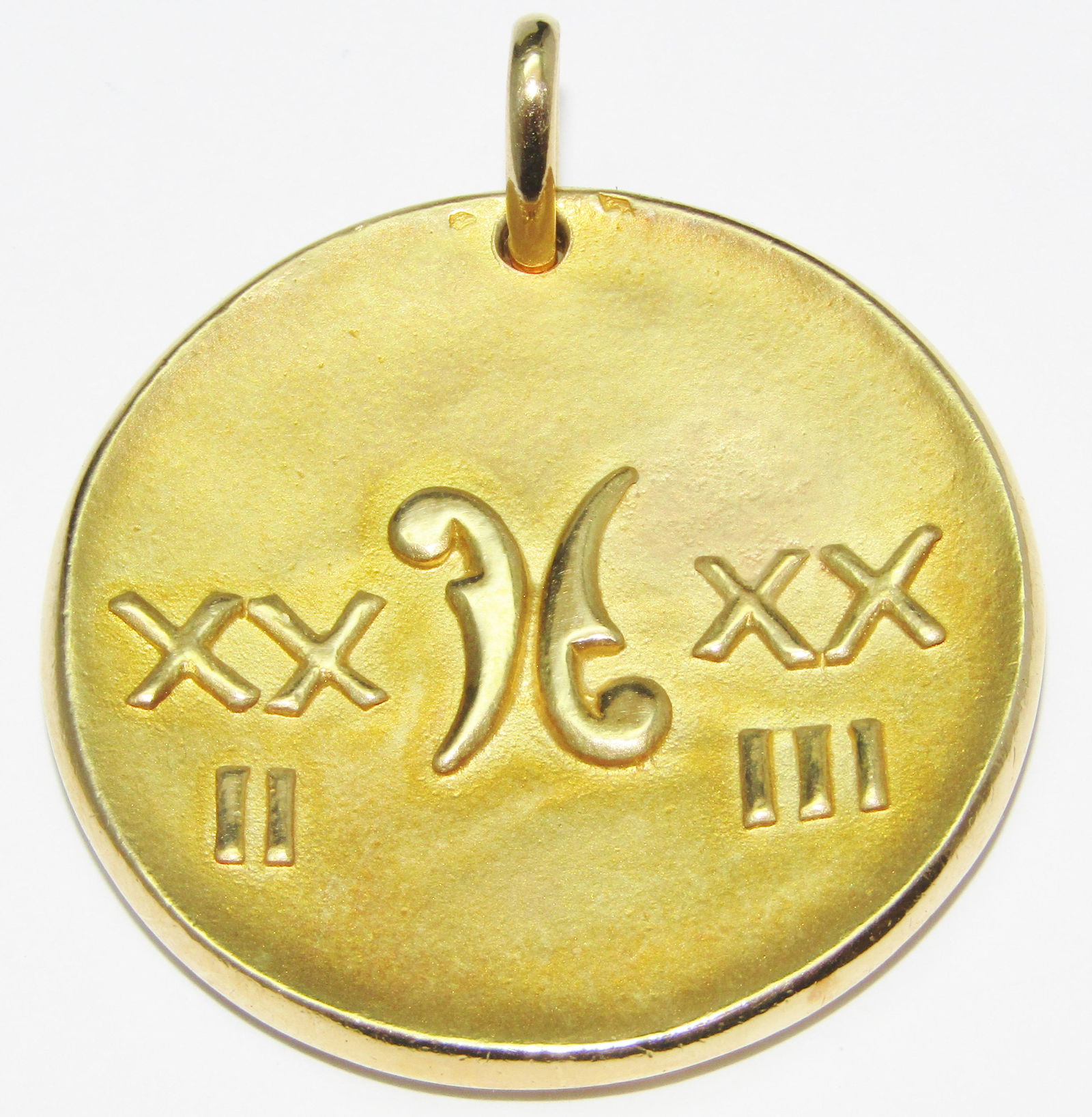 Van Cleef & Arpels L'Enfant 18Kt Zodiac Pendant (1 of 1)