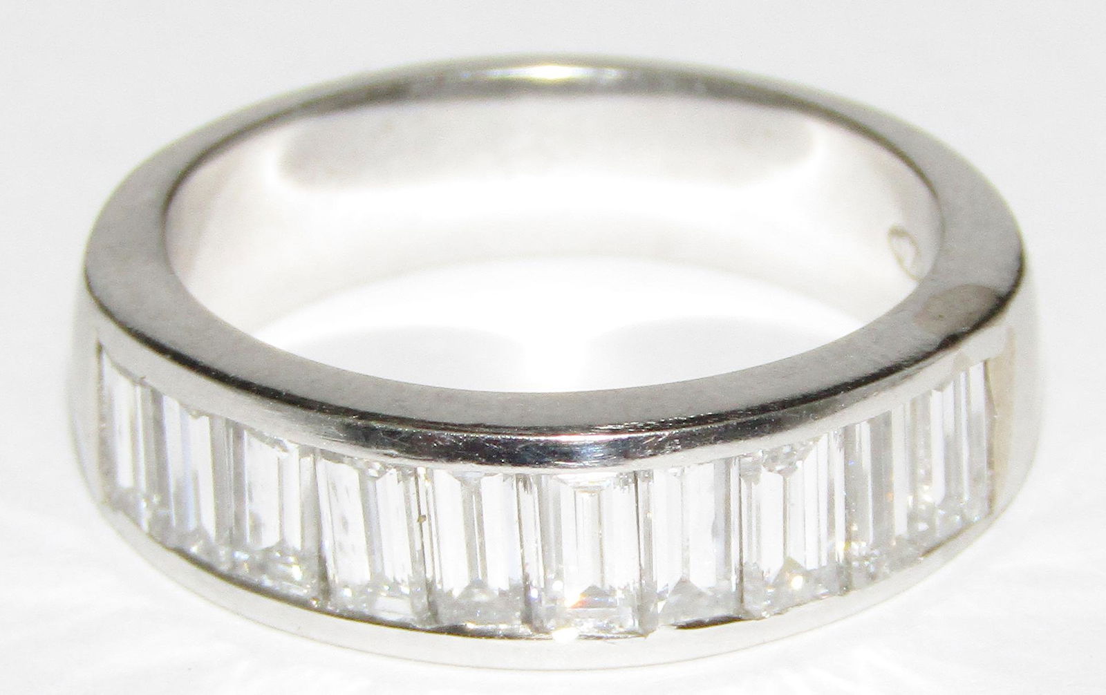 Platinum and Baguette Ring (1 of 1)