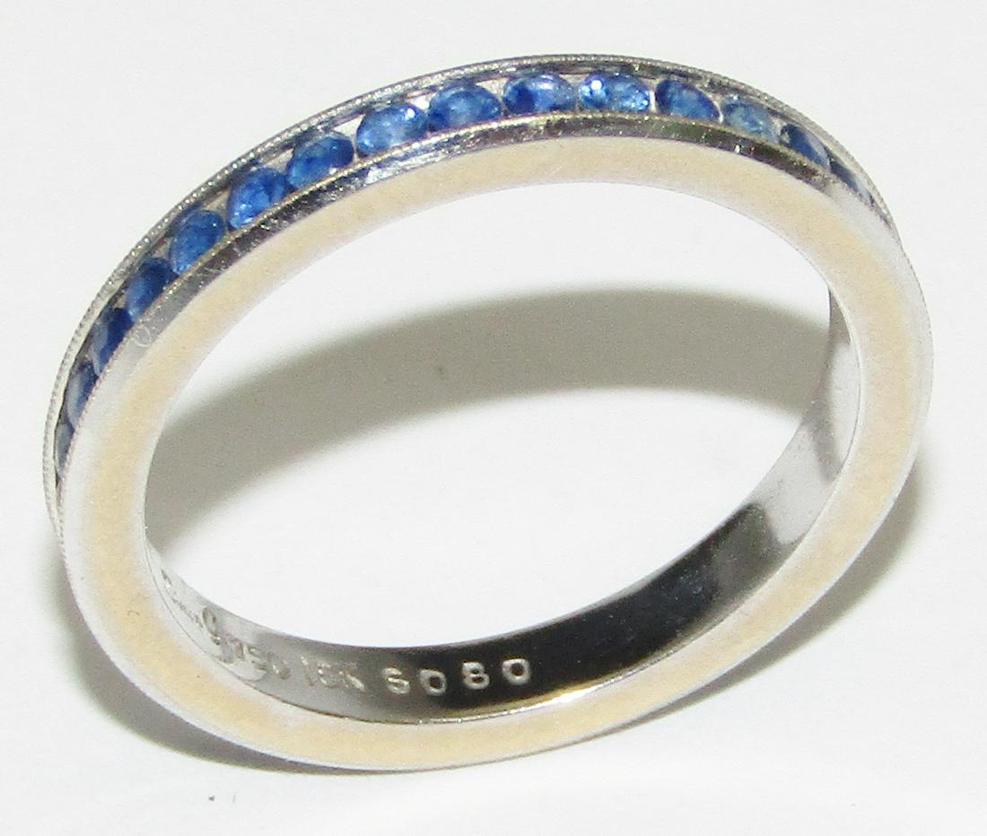 SimonG 18Kt White Gold Sapphire Eternity Ring (1 of 2)