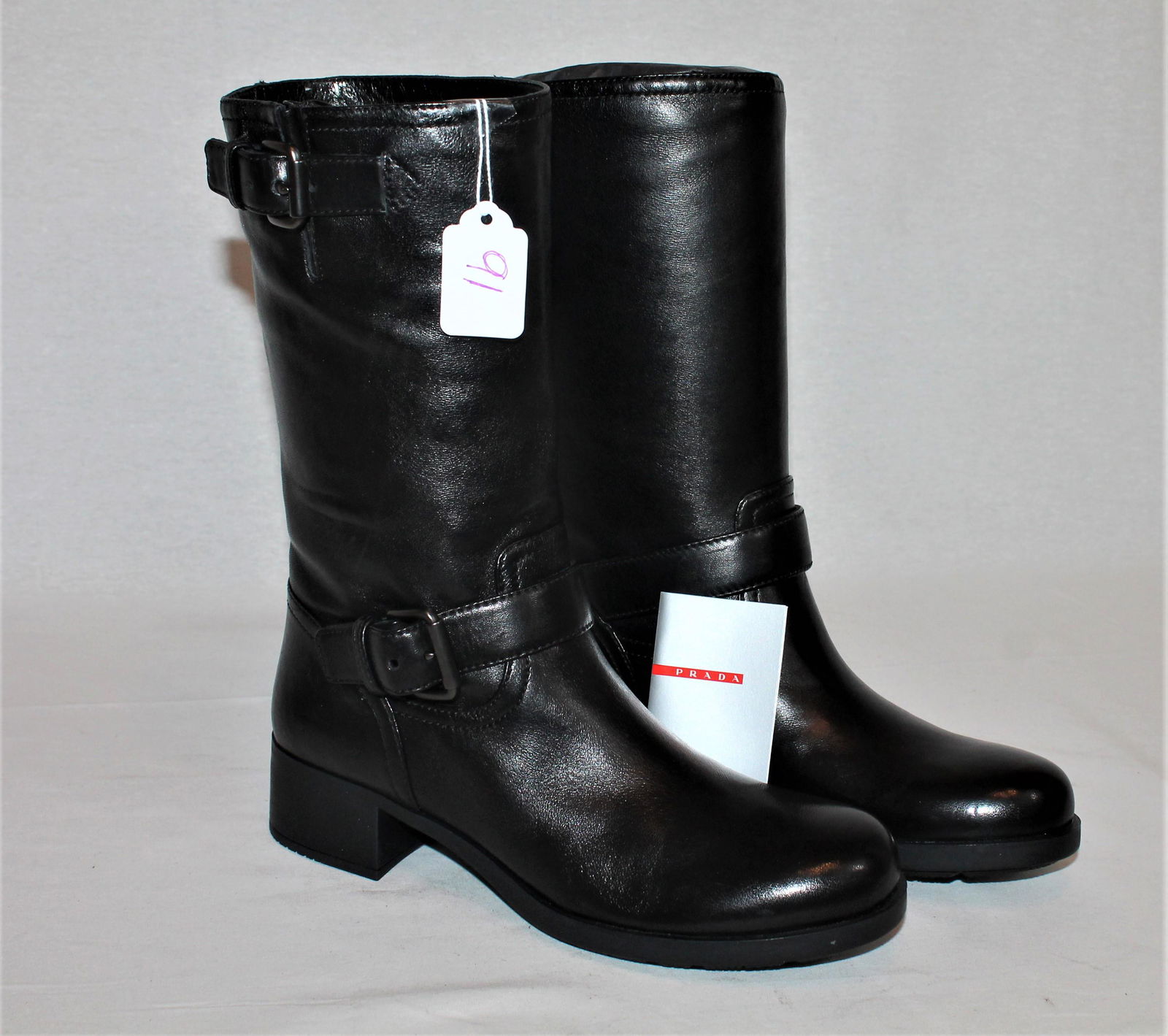 Super fun Prada moto boots (1 of 5)