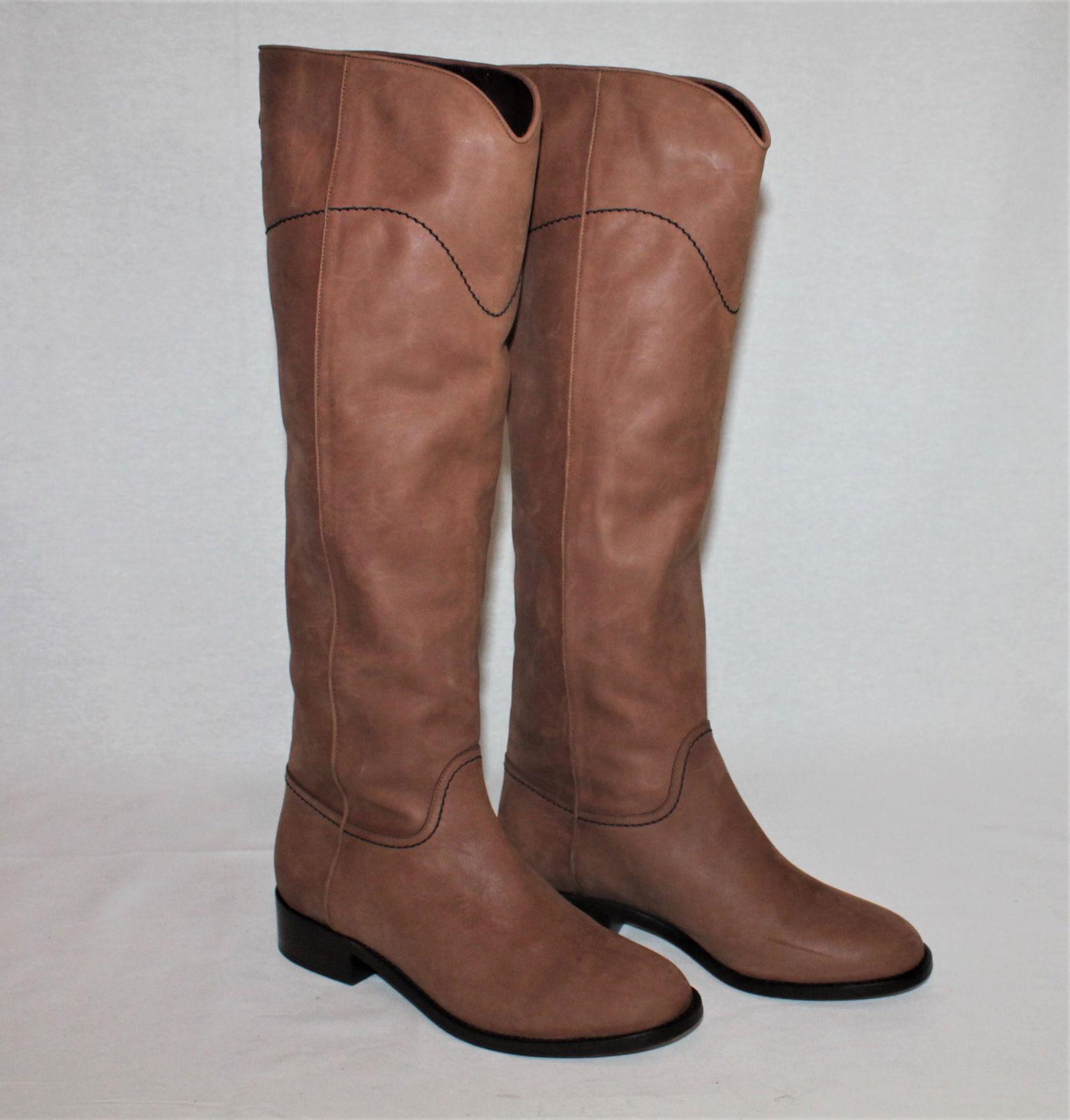 Chanel Brown Tall Boots (1 of 5)