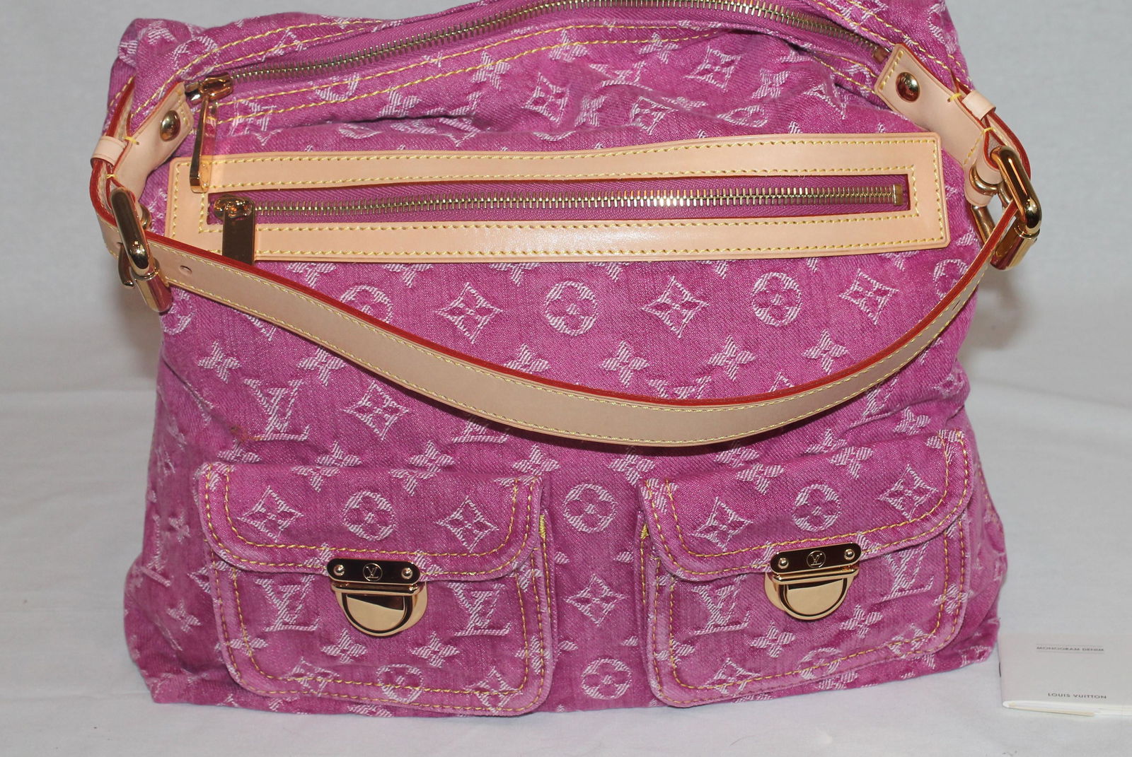 Pink Louis Vuitton Monogram Denim bag (1 of 9)