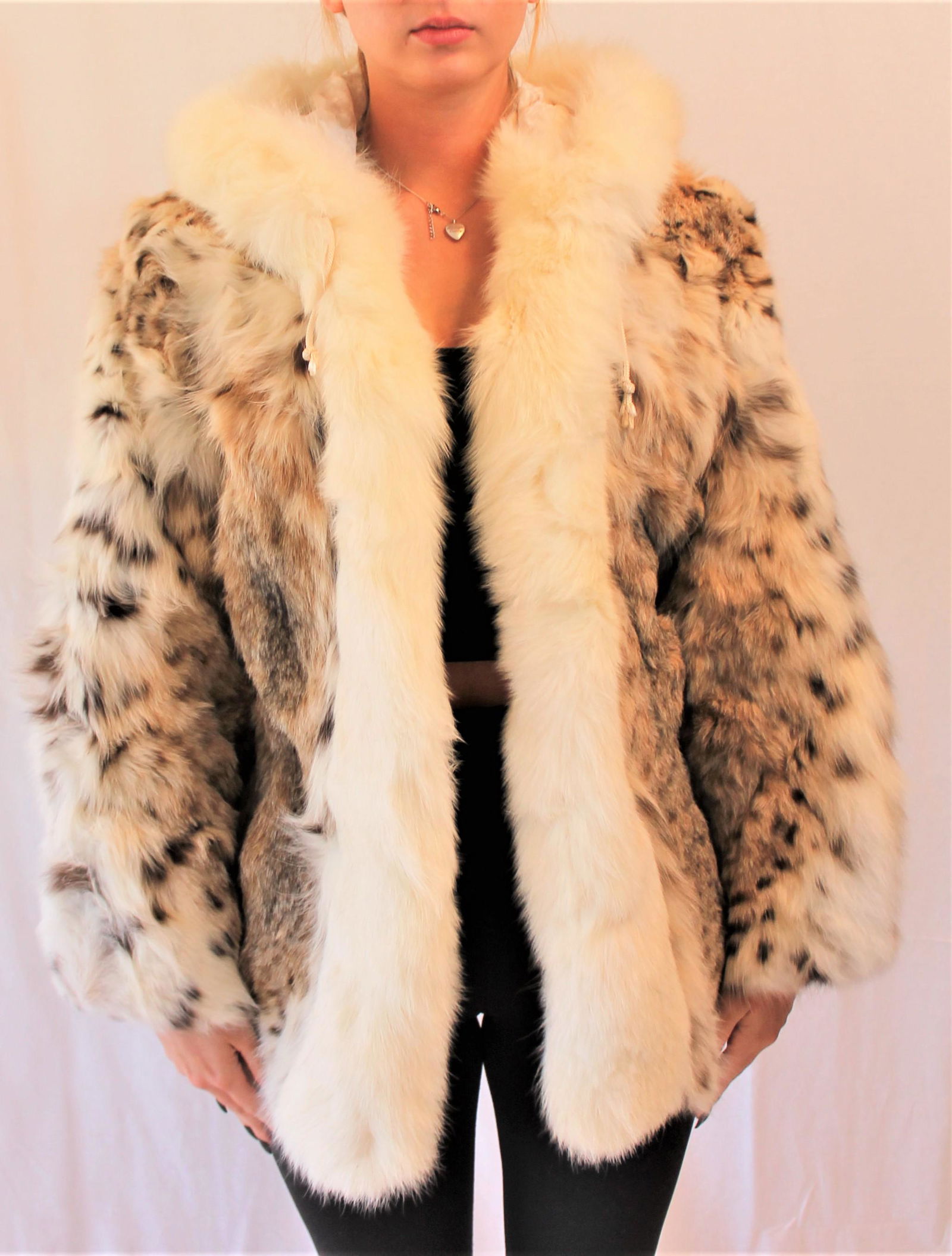 Hooded Fur Coat (1 of 3)