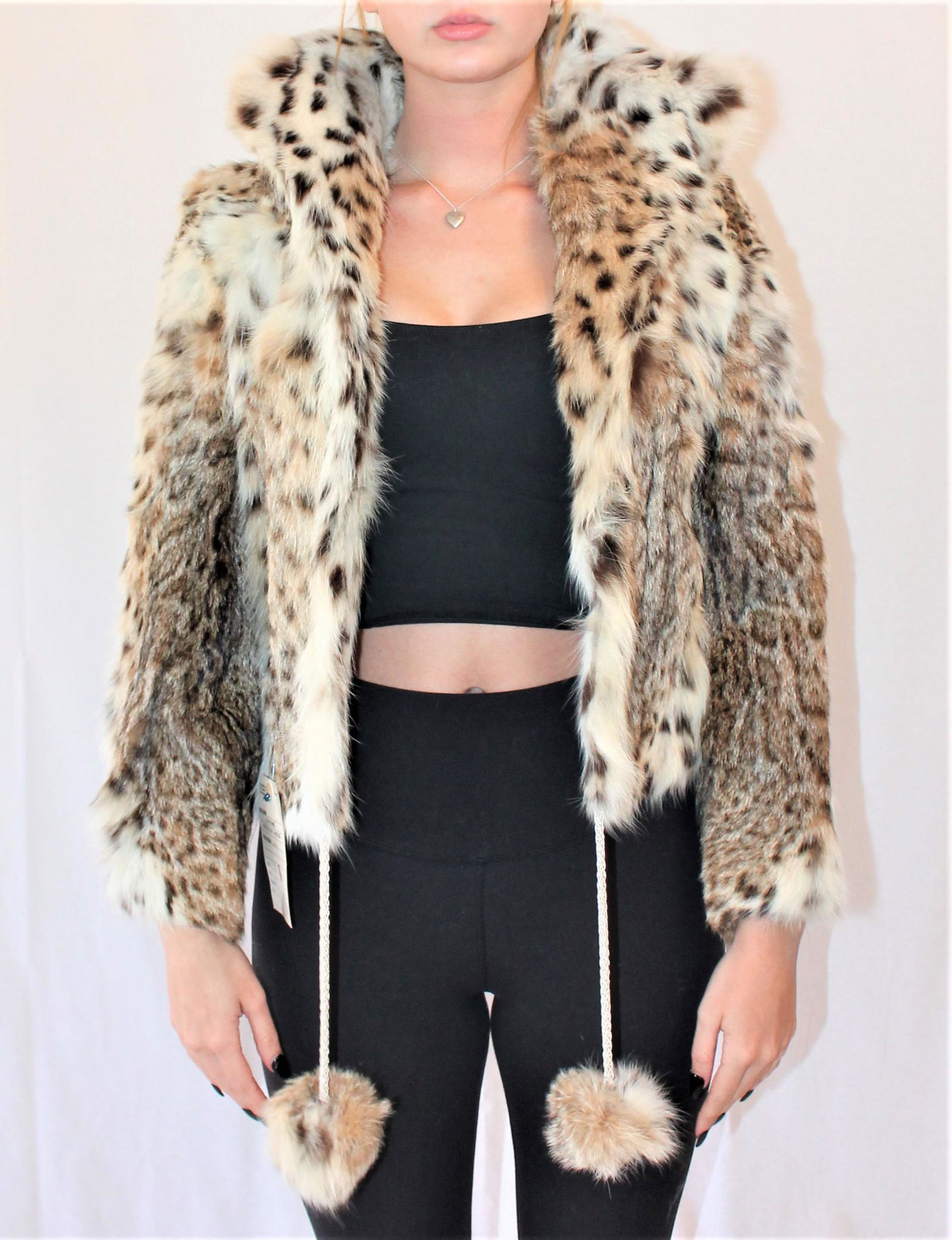 Lynx Short Jacket with Pom Poms (1 of 4)