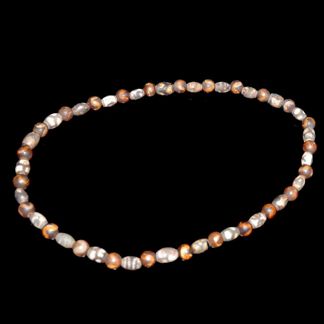 Tibetan Dzi Prayer Bead Necklace (1 of 3)