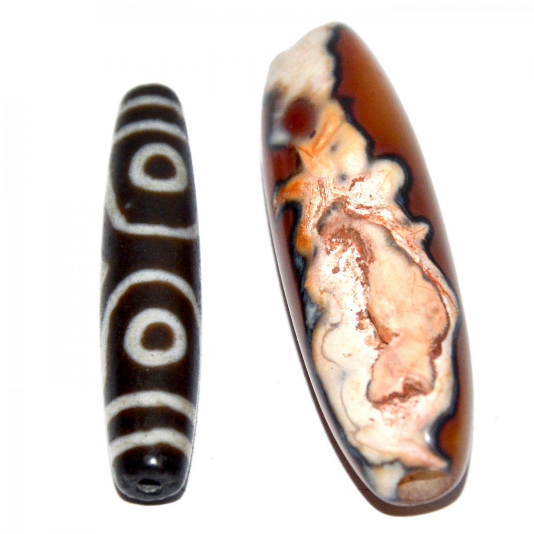 Two Dzi Prayer Beads (1 of 3)