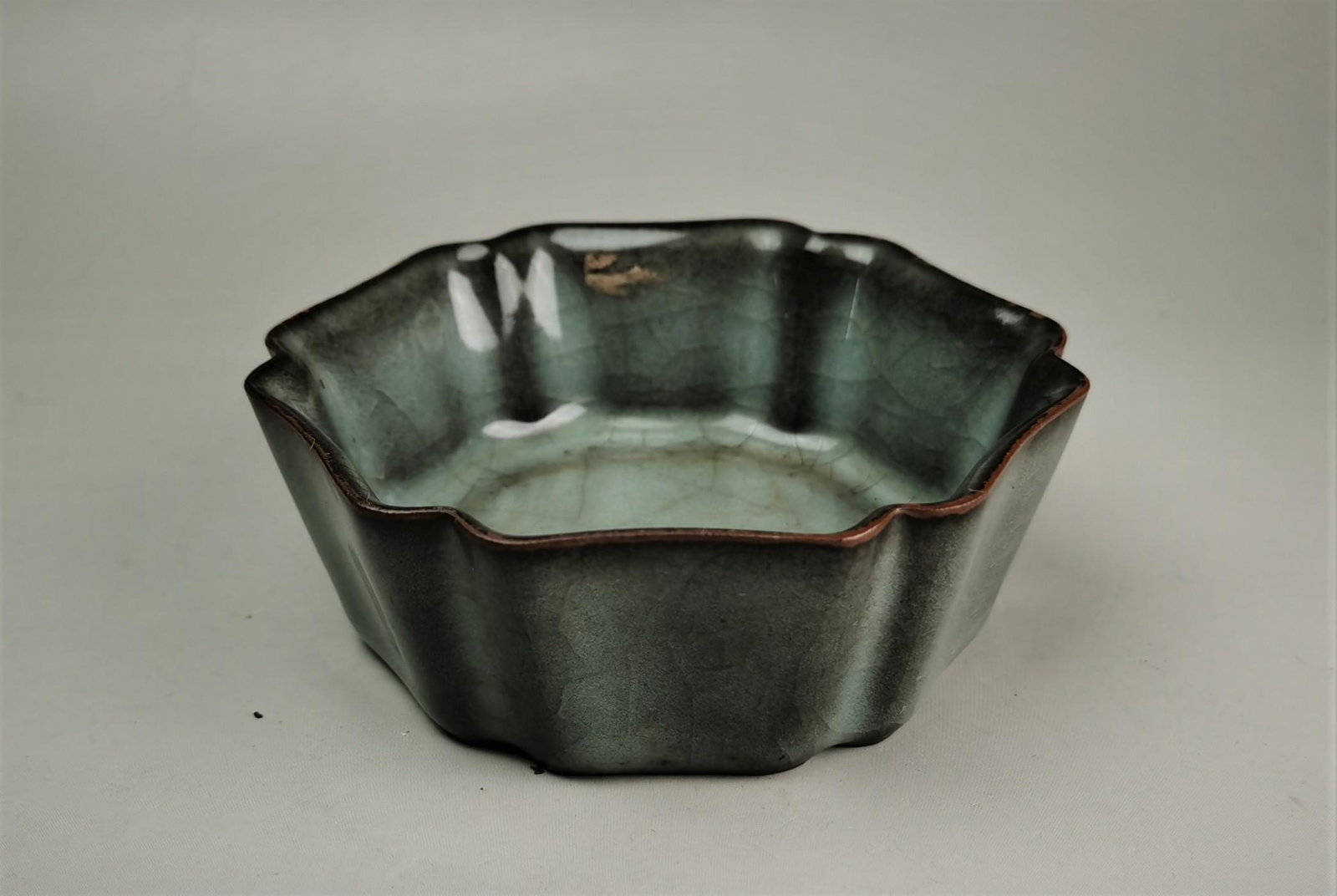 A small Chinese Song style  Guan -yao celadon (1 of 7)