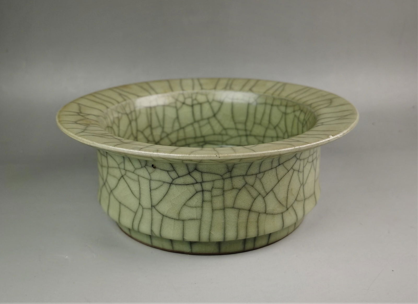 A Chinese Song style Guan-yao celadon porcelain brush (1 of 7)